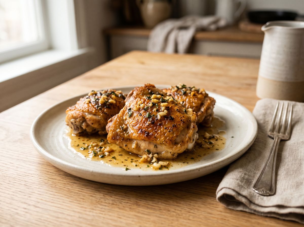 Garlic Butter Chicken Thighs