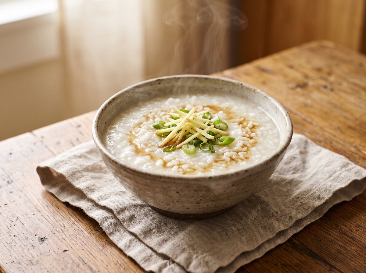 Ginger Scallion Rice Porridge