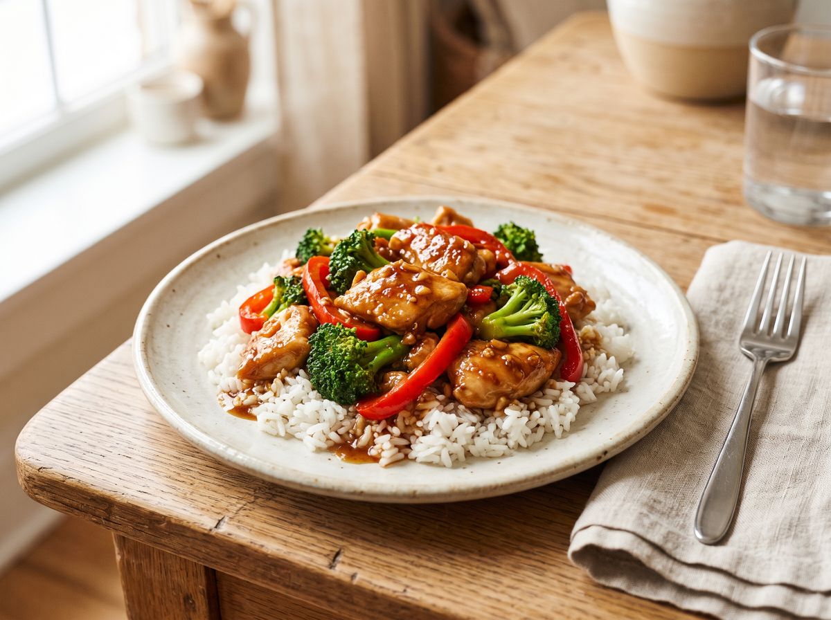 Honey Garlic Chicken Stir-Fry