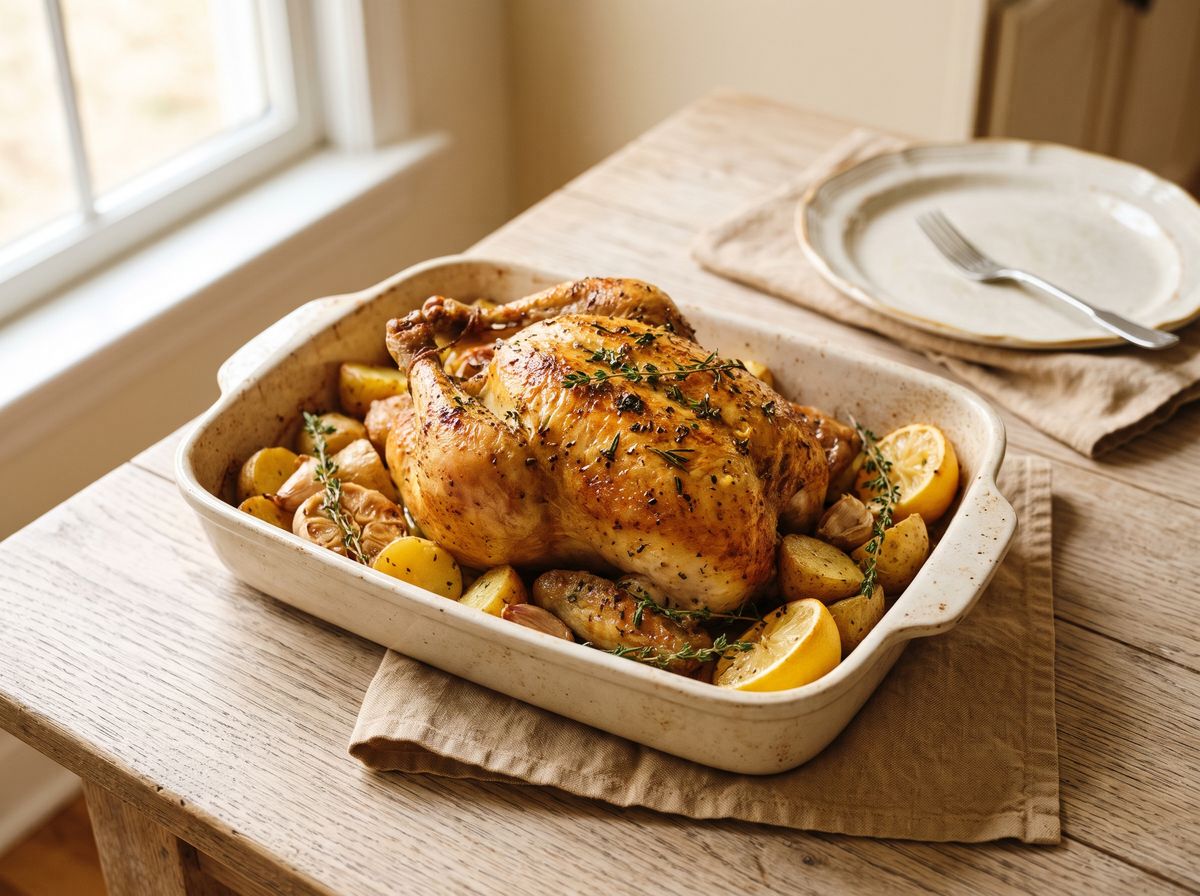Lemon Herb Roast Chicken