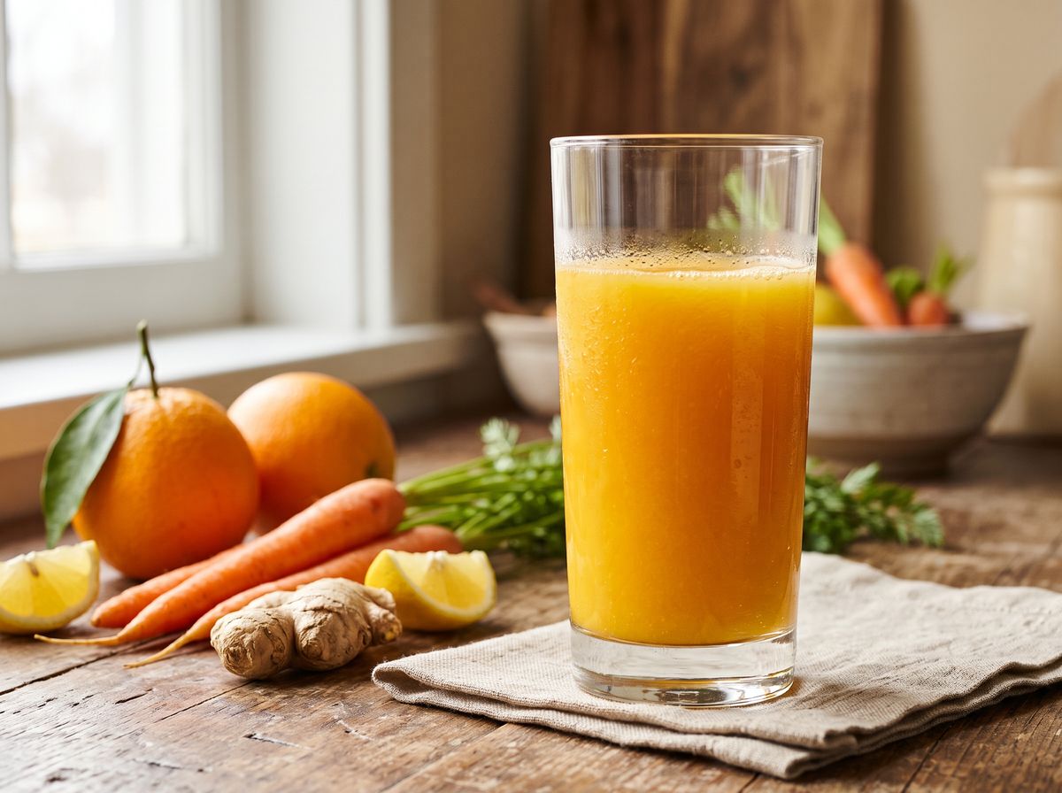 Orange Carrot Ginger Juice