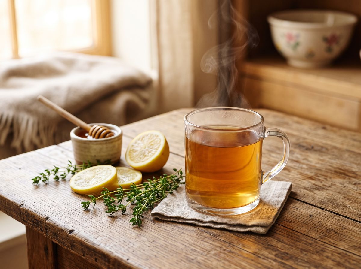 Thyme and Honey Throat Tea